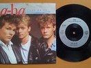 a-ha ? TAKE ON ME ? MEGA Rare FRENCH SILVER PLASTIK INJECTION Label 7
