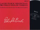 RARE SWISS ONLY CLAUDE STARCK CLAVES BACH CELLO SONATAS STEREO LP