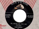 ROCKABILLY 45 ELVIS PRESLEY I'll Never Let You Go RCA 638 orig CLEAN silver line