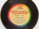 surprise gift from THE BEATLES BEACH BOYS & KINGSTON TRIO paper record 7