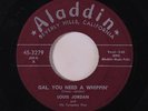LOUIS JORDAN: Gal, You Need A Whippin' / Time Is A Passin' 45 rare Blues & R&B