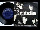 THE ROLLING STONES Satisfaction 45/PS Danish Only 1965 Decca Export F-12220 EX+