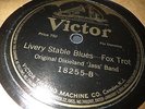 78RPM Victor 18255 Original Dixieland Jazz, Dixie Jass Band / Livery Stable V