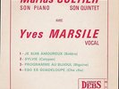 MARIUS CULTIER & YVON MARSILE -  BIGUINE JAZZ CHA CHA 7' EP on DEBS ?