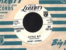 ROCKABILLY 45 BOBBY LONERO Little Bit / The Girl That I Marry LIBERTY wlp CLEAN
