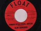 SLIM EDWARDS / GENE HAMBY: Finger Style Rock, Guitar / Let It Rain 45 Oldies