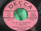 Original R&B Soul 45 : Screamin  Jay Hawkins   I Put A Spell On You  Decca 32100