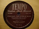 Brother Bones & His Shadows Five Foot Two Eyes Are Blue 78 Rpm Record