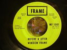 WINDOW FRAME Before and After 45 on Frame, RARE MICHIGAN PSYCH GARAGE WF 1001