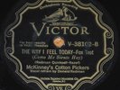 Victor Scroll 78 rpm  V-38102 Jazz McKinney's Cotton Pickers Miss Hannah