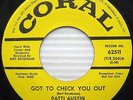PATTI AUSTIN got to check you out what a diff NORTHERN SOUL 45 Coral PROMO w1154