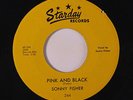 SONNY FISHER: Pink And Black / Little Red Wagon 45 (repro) Rockabilly