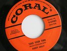 BUDDY HOLLY Rockabilly Coral 61985 45rpm Take Your Time b/w Rave On LISTEN