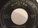Indiana Bluegrass 45 Sonny Denham A Million Tears on Maestro HEAR