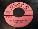 GRADY MARTIN- WHEN MY DREAM BOAT COMES HOME RARE ROCKABILLY 45 DECCA PROMO VG++