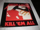 Metallica Kill 'Em All DEBUT LP Vinyl Reissue BRAND NEW SEALED