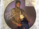 MICHAEL JACKSON Thriller Official PICTURE DISC 1983 MINT W/STCIKER JACKSON 5 OOP