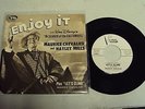 MAURICE CHEVALIER & HAYLEY MILLS  - ENJOY IT 45 PROMO VISTA RECORD & PIC SLEEVE