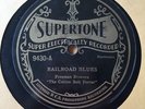 78 RPM RARE BLUES Freeman Stowers Railroad / Medley Of Harmonica Supertone E-