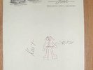 KURT COBAIN NIRVANA ORIGNAL SIGNED HEADED PAPER AND DRAWING