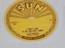 Authentic Orig. 1954 Elvis Presley 45 RPM Sun Record LABEL from Tennessee Museum