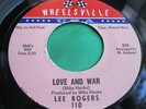 Hear EX Northern Soul 45 : Lee Rogers   Love And War   Wheelsville 110