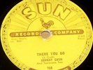 Johnny Cash Sun Records 78 RPM Record Memphis TN #258 There You Go Train of Love