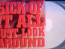 SICK OF IT ALL JUST LOOK AROUND LP white test press soia hardcore agnostic front