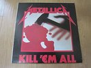 METALLICA  Kill 'Em All Different Back Cover Korea Vinyl LP