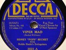 Sidney Pops Bechet Viper Mad 78 Jazz Early Mornin Blues Albert Ammons 40s Decca