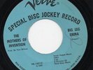 MOTHERS OF INVENTION  Big Leg Emma PROMO 45 Psych ZAPPA *LISTEN*