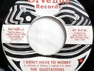 * QUOTATIONS I Don't Have To Worry RARE NORTHERN SOUL DiVenus DV-107 45 Hear