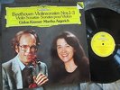 Violin KREMER & ARGERICH Piano BEETHOVEN SONATAS DGG DIGITAL 1ED 419 235-1 NM