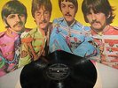 Beatles Sgt Peppers Gatefold LP Black & Silver Parlophone Stereo  PCSO-7027