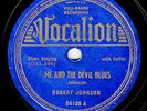 Robert Johnson Vocalion 78 RPM Record-Me And The Devil Blues / Queen Of Spades