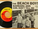 BEACH BOYS Barbara Ann/Girl Don't Tell Me 45 with Picture Sleeve VG++ Pic Slv PS