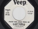ELBIE PARKER Please Keep Away From Me 45 on Veep northern soul grail HEAR