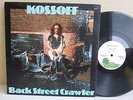 Paul Kossoff/Free-Back Street Crawler LP 1973 Island EX 1st Pink Rim Vinyl A1/B1