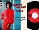 NANCY WILSON A PARIS Don't comme running back to me 1965 Soul jazz French P/S ??