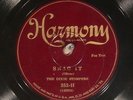 78 RPM --Fletcher Henderson Orch. (as Dixie Stompers), Harmony 353, EE- Jazz