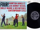 HAMPTON HAWES FOUR CONTEMPORARY GXC-3158 Japanese Pressing Vinyl LP