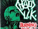 Chaos UK - Burning Britain Double LP Punk OI Discharge UK Subs Cock Sparrer