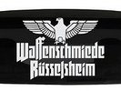 Waffenschmiede Rüsselsheim Heckscheibenaufkleber weiß neu Tuning Cars Auto Turbo