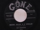 rare R&B 45 FAY SIMMONS rockin rollin & a strollin GONE Listen
