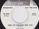 THE KINKS Tired of Waiting For You/Come On PROMO 45 Unplayed WAREHOUSE FIND 