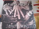 BON JOVI Keep The faith LP BRAZIL ORIGINAL VINYL RARE  EX/NM
