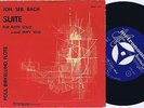 POUL BIRKELUND Bach Suite For Flute Solo Danish Metronome EP 45PS