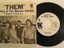 Them (Van Morrison) Walking In The Queens Garden Promo 45 w/picture sleeve-Tower