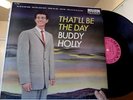 SUPERB 1958 RARE PROMO Lp album Buddy Holly THAT'LL BE THE DAY pink Decca DL8707