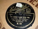 NYE MAYHEW & His Orchestra I'll string along with you 78 EDISON BELL W131